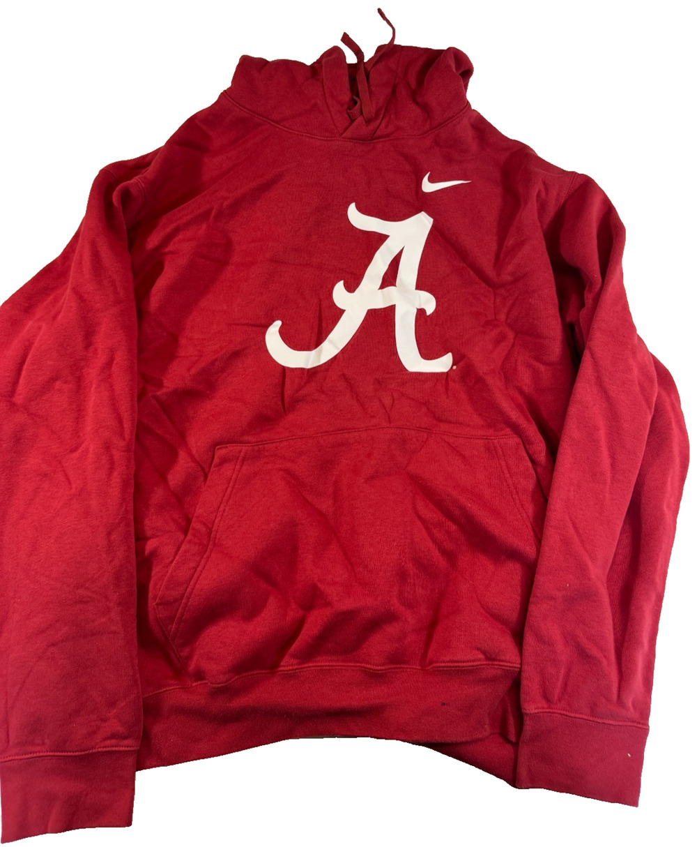 Nike Men's Alabama Crimson Tide Club Fleece Pullover Hoodie Size 2XL Red